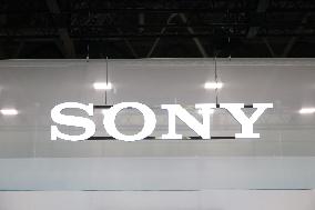 Sony signboard and logo